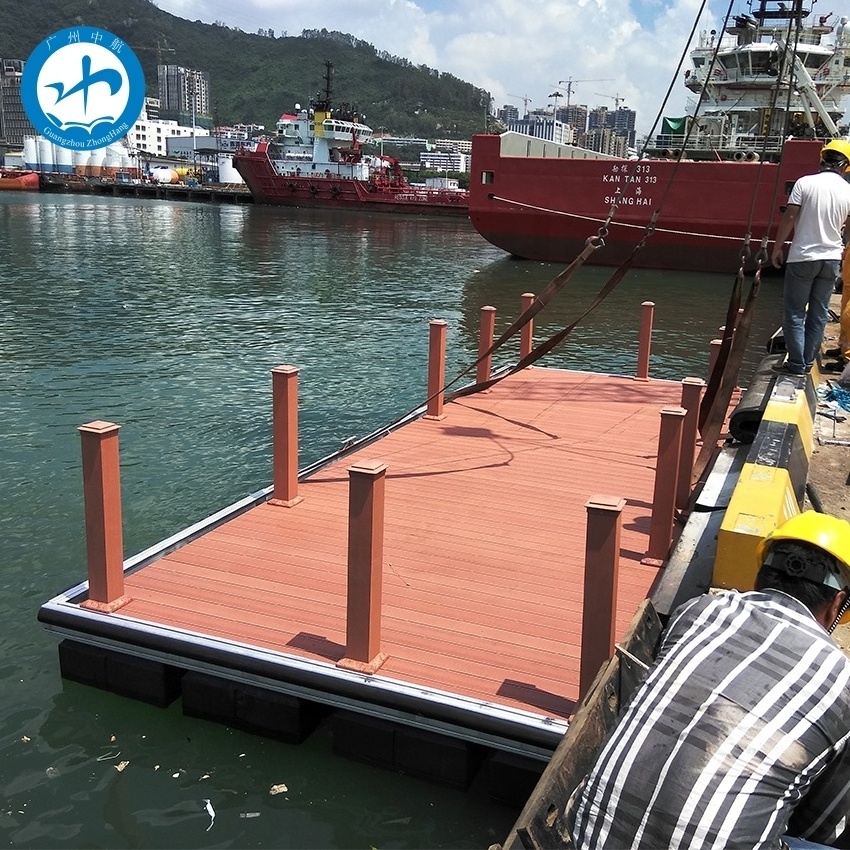 zhonghang factory used aluminum boat docks for sale aluminum floating dock prices aluminum pier