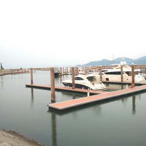 Old customer special offer floating water platform anti-UV plastic bridge approach bridge one time molding concrete pontoon