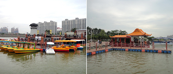 floating pier pontoon barge