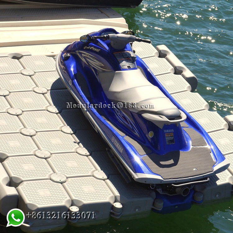 plastic floating pontoon jetski dock system