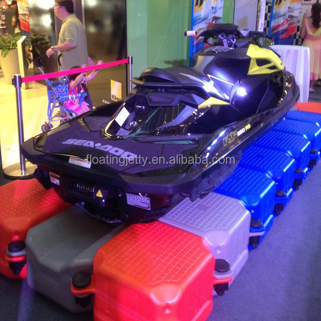 Plastic floating jet ski lift