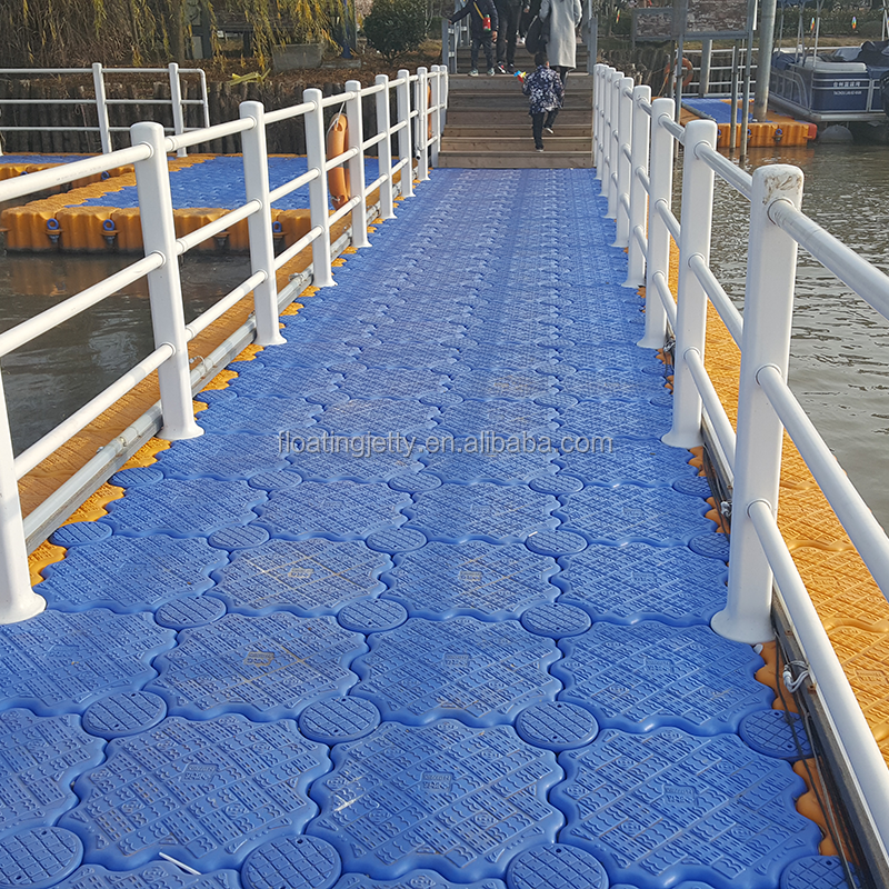 plastic pontoon water floating bridge