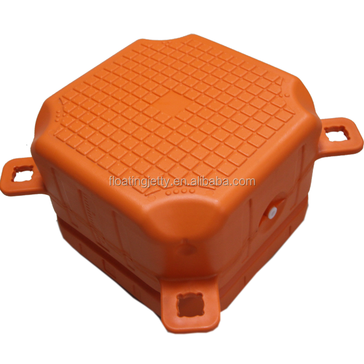 blue or grey colour HDPE plastic water floating buoy platform modular ponton floating dock thailand