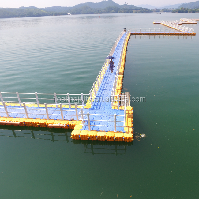 plastic pontoon water floating bridge