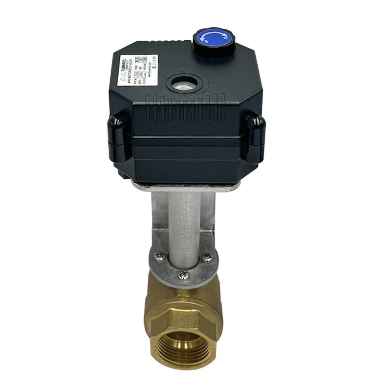 Remote control 1/4  3/4 1 Inch 12v electric motorised quick air water shut off ball valve high temperature version available