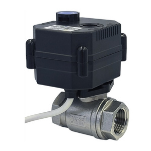 Smart automatic electric water shut off valve for water heater air compressor leakage detection system city water metering line