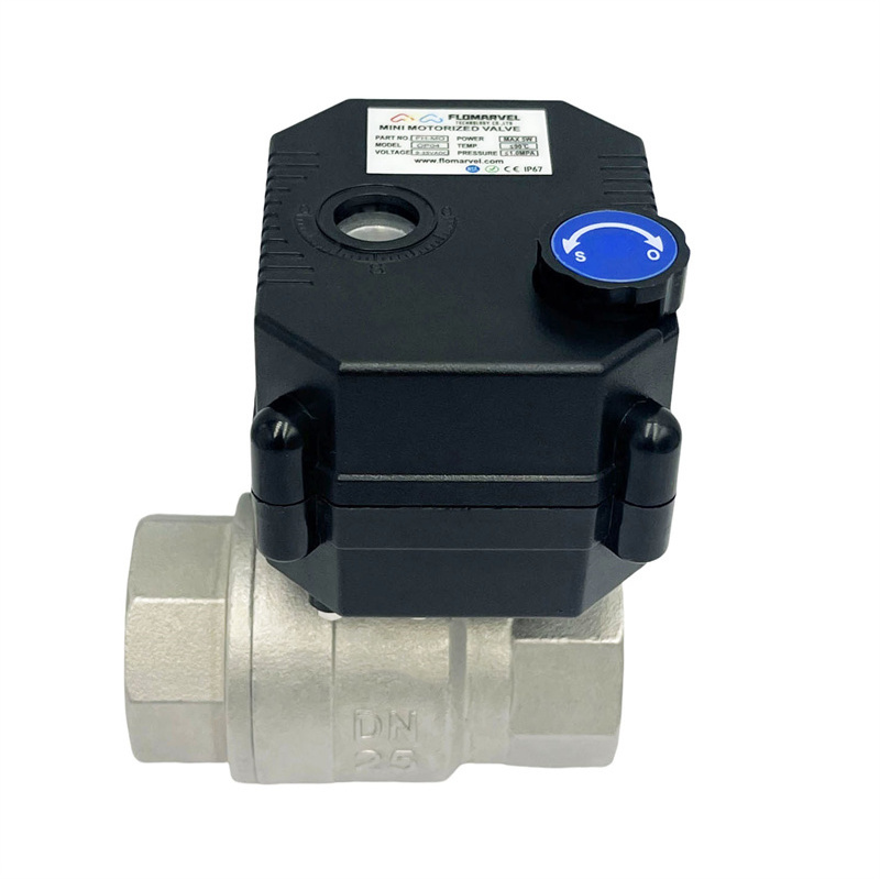 Remote-Controlled Electric Actuator Automatic Water Shut Off Valve for Building Automation & Fire Safety