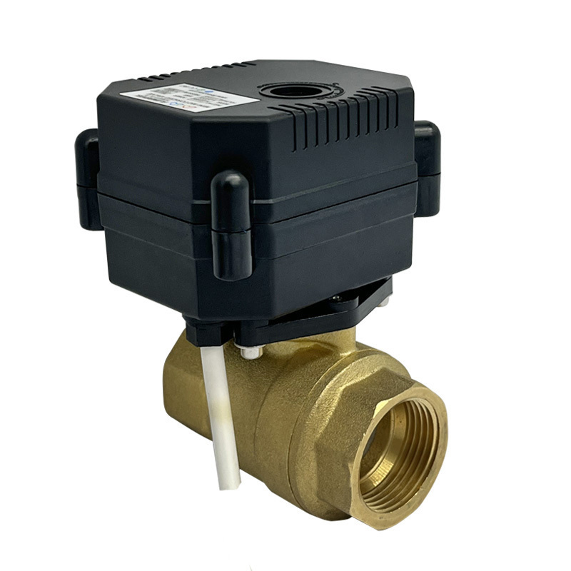 Remote-Controlled Electric Actuator Automatic Water Shut Off Valve for Building Automation & Fire Safety