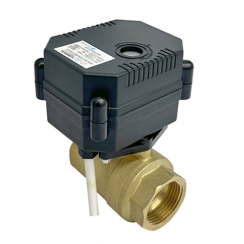 12v 24 dc 220 ac 2 3 way compressor chilled water flow control automatic drain divert shut off electric motorized ball valves