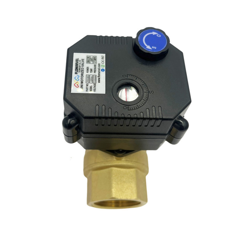 Remote control dn20 3/4 Inch DN25 1'' 12v electrical motor drive actuator operated ball valve