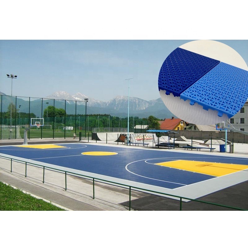 Factory price Top quality Modular deck multi purpose support outdoor DIY interlocking cost to build a basketball  court