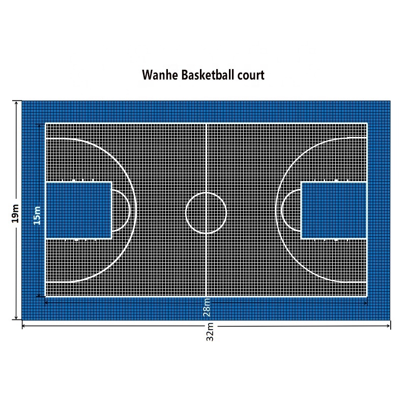 Factory price Top quality Modular deck multi purpose support outdoor DIY interlocking cost to build a basketball  court