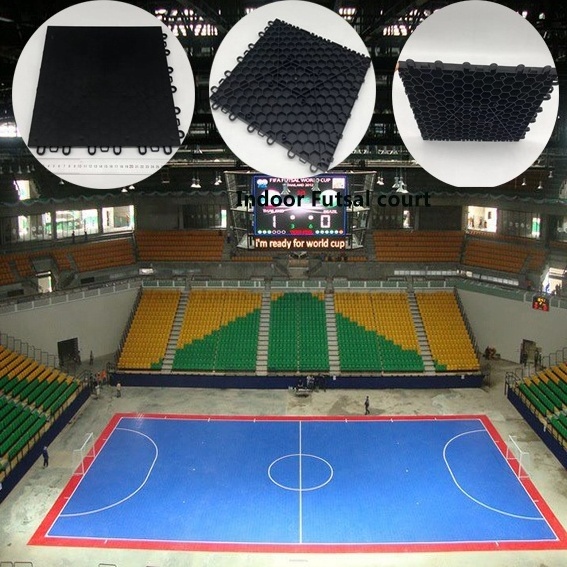 Wanhe TOP quality Indoor Outdoor High Durability wholesale portable flexible price cost to build futsal court flooring