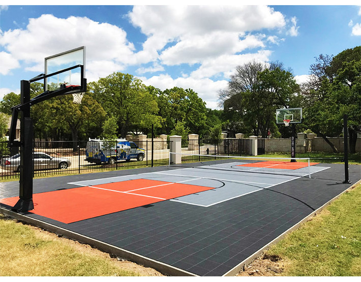 Wholesale outdoor pp playground flooring interlocking outdoor basketball court floor sports tiles