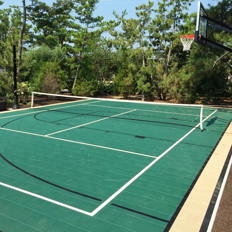 20 Years factory Top quality factory price ECO-friendly plastic DIY fast install portable tennis court surface