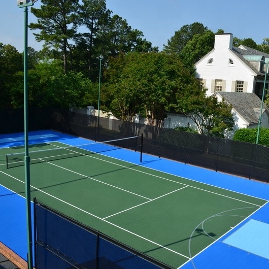 20 Years factory Top quality factory price ECO-friendly plastic DIY fast install portable tennis court surface