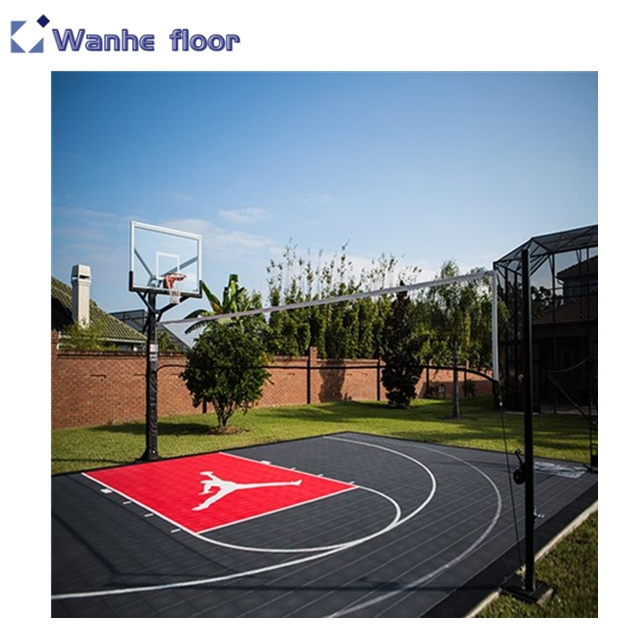 Plastic basketball court and badminton court flooring manufacture plastic floor mat