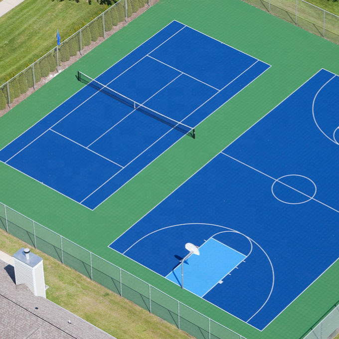 20 Years factory Top quality factory price ECO-friendly plastic DIY fast install portable tennis court surface