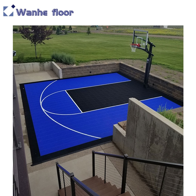 Plastic basketball court and badminton court flooring manufacture plastic floor mat