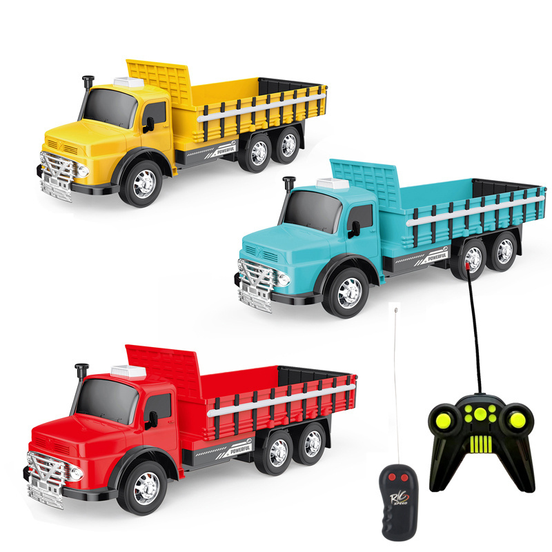 Simulation remote control two channel four wheel 1:20 kids truck rc toys