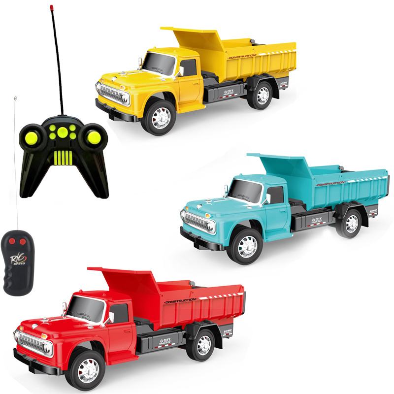 Simulation remote control two channel four wheel 1:20 kids truck rc toys