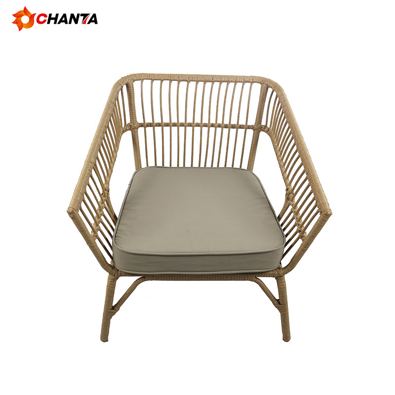 Rope chair outdoor furniture dining chair patio aluminium leisure chair