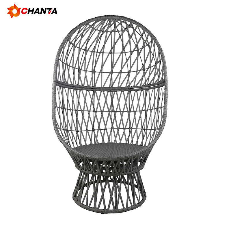 Rope chair outdoor furniture dining chair patio aluminium leisure chair