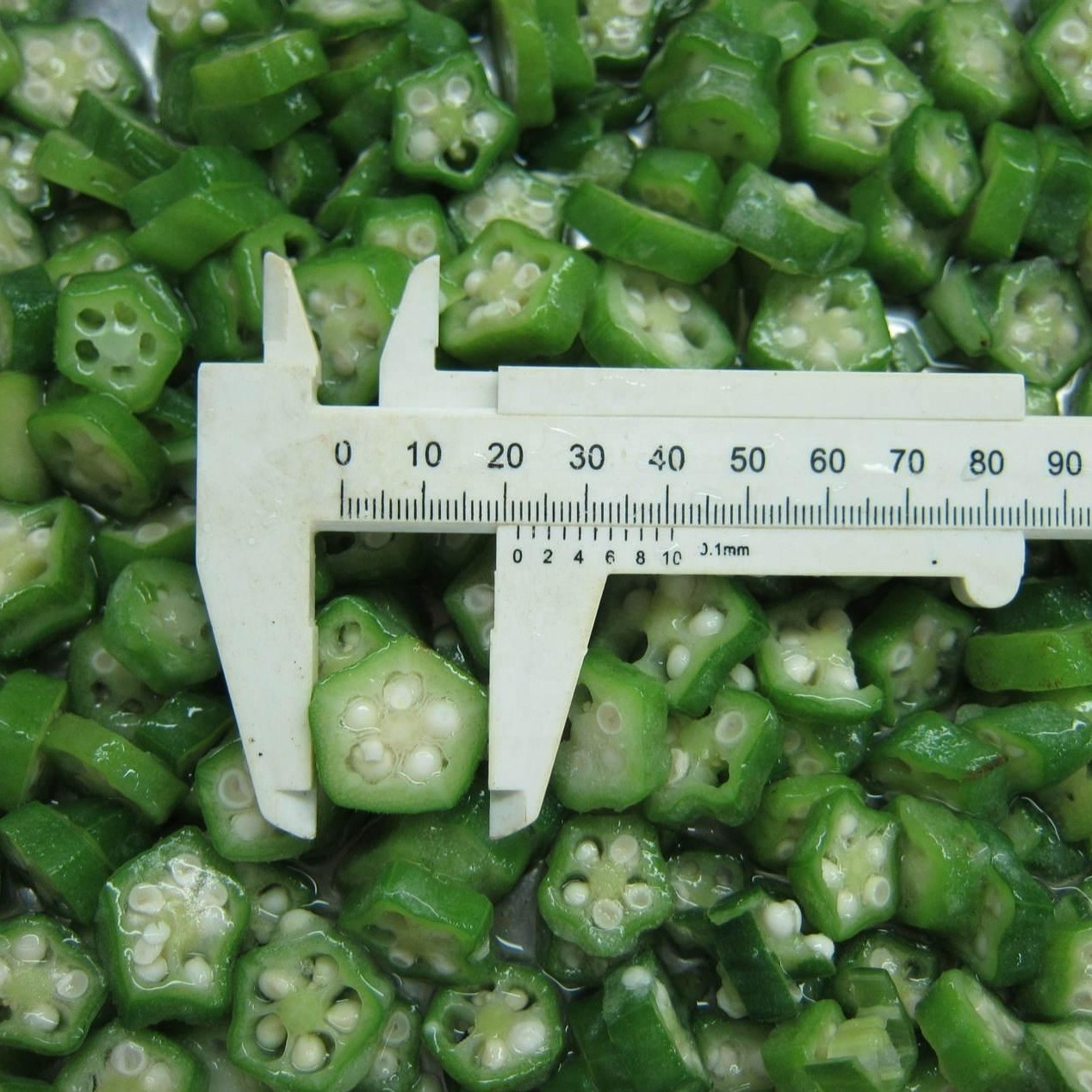 Frozen Food Frozen Vegetables IQF Frozen Okra Cut