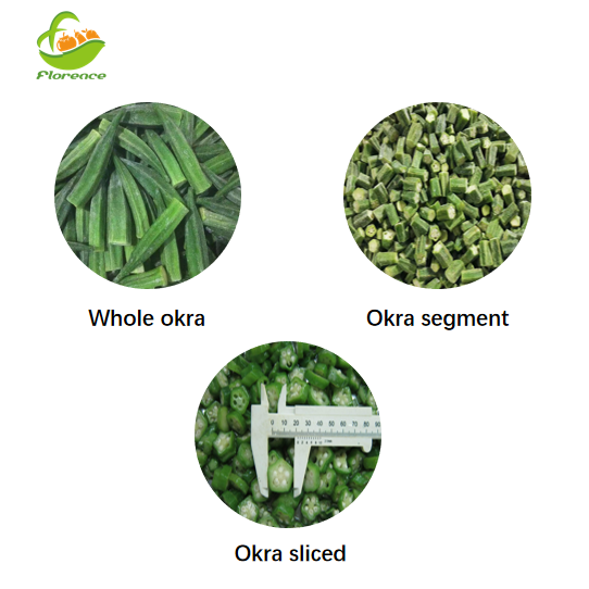 Food Wholesale Frozen Fresh Okra IQF Frozen Okra