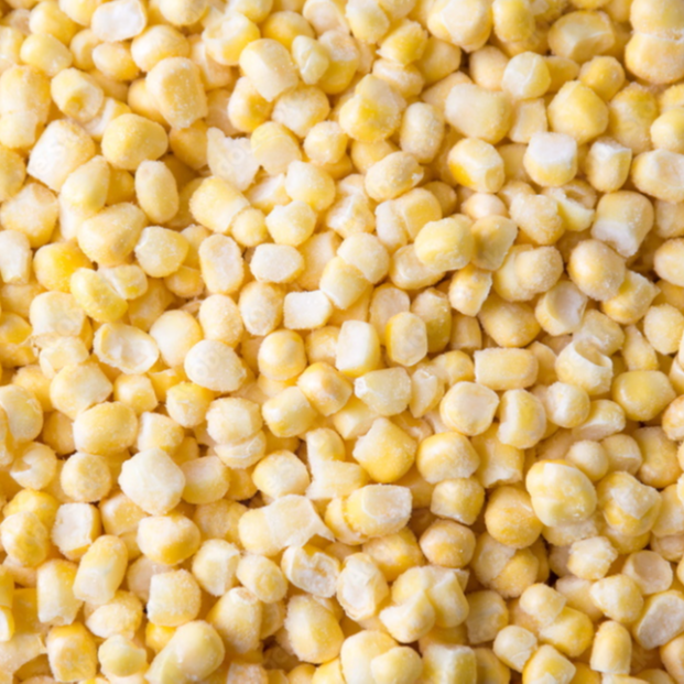 Hot Sale Factory Price Frozen Corn Whole Kernels White Corn China Sweet Corn Cob Cooking IQF Maize