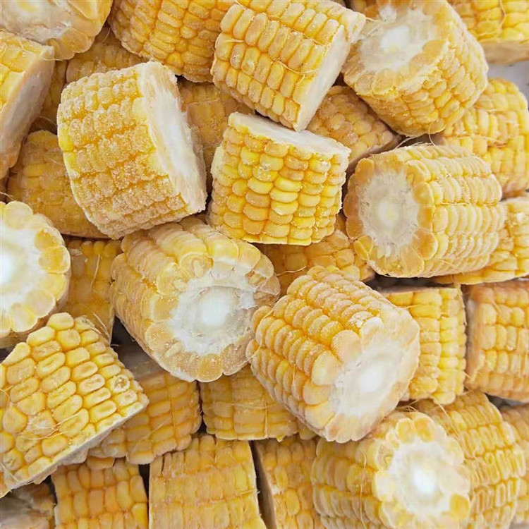 Hot Sale Factory Price Frozen Corn Whole Kernels White Corn China Sweet Corn Cob Cooking IQF Maize