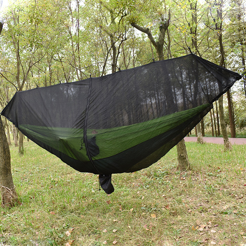 Outdoor Polyester Portable Mosquito Net Hammock For Good Sleeping