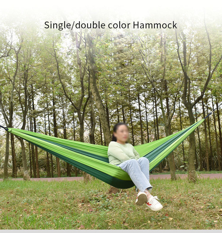 Parachute Portable Practical 2 Person Outdoor Camping Sleeping Traveller Hammocks