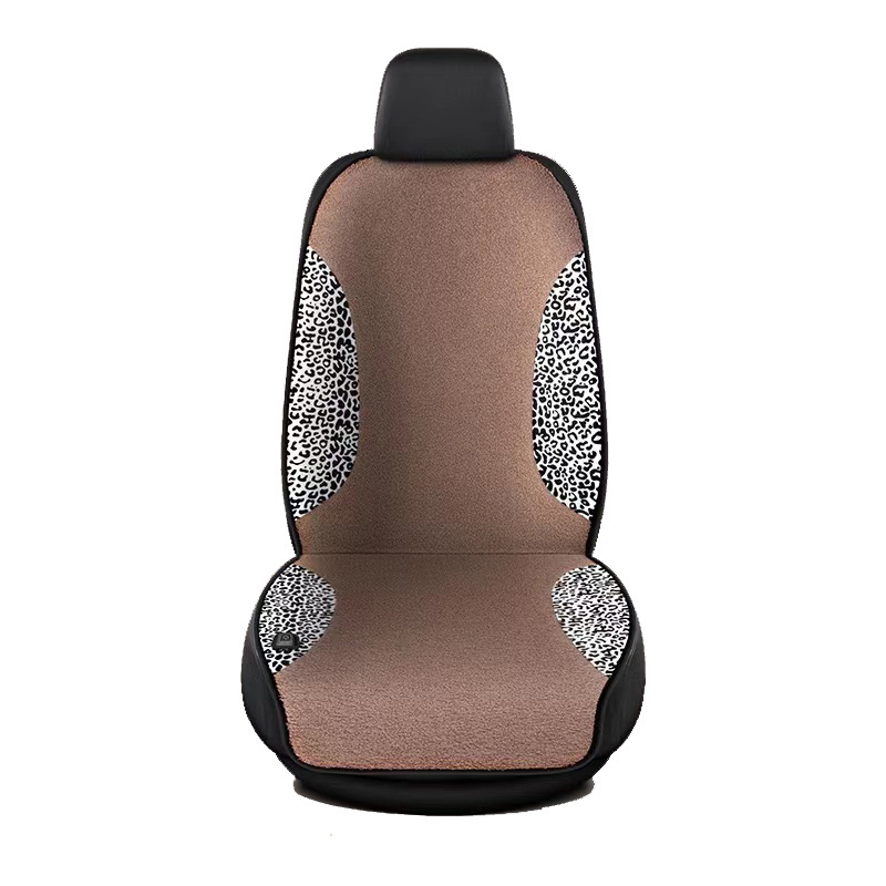 Leopard grai  12V 24V heated car seat cushion high quality