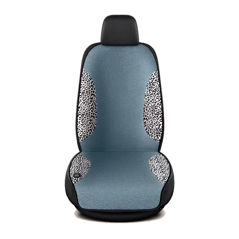 Leopard grai  12V 24V heated car seat cushion high quality