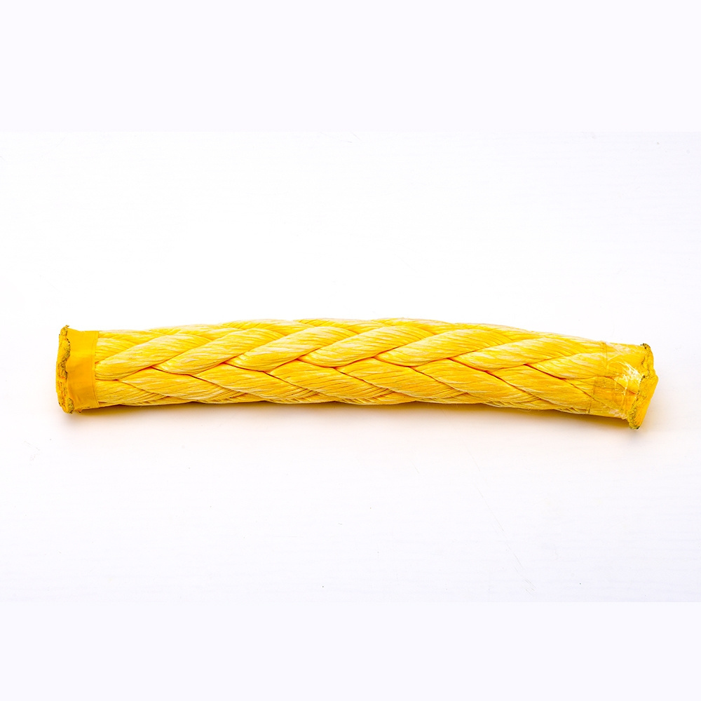 12 Strand 100% UHMWPE fiber marine rope used mooring ship rope