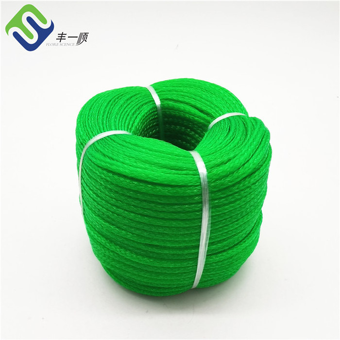 4mm/5mm/6mm 16 Strand Hollow Braided Polyethylene Rope For Fishing/Water Skiing/General Packing