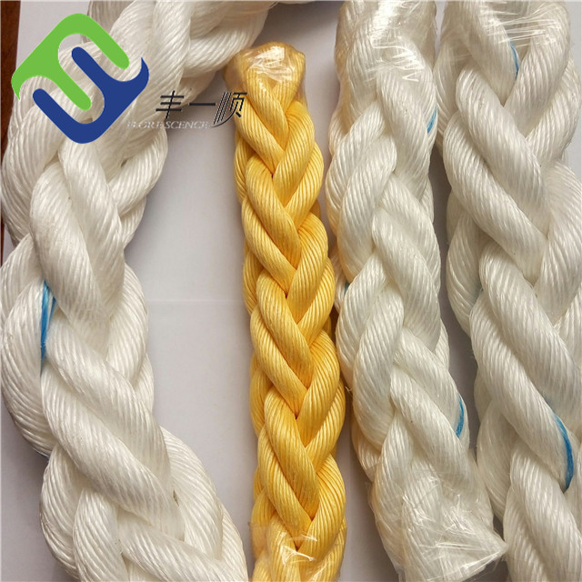 Polypropylene PP 8 Strand Floating Rope Used Ship Mooring Rope