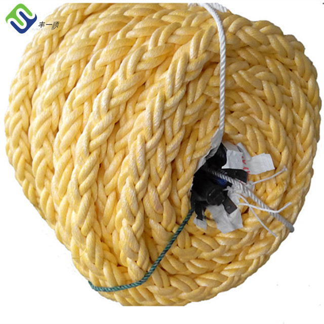 Polypropylene PP 8 Strand Floating Rope Used Ship Mooring Rope