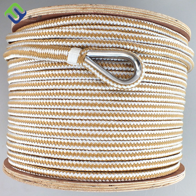 Double Braided Marine Boat Rope Nylon Safety Rope Anchor Line Rope