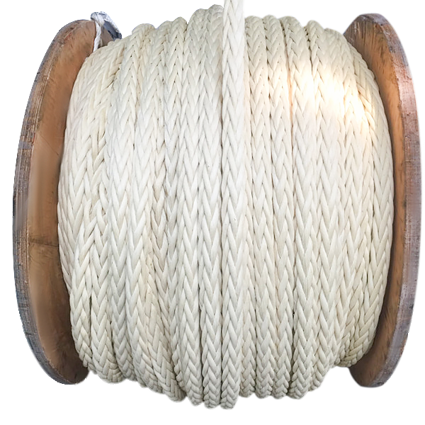 12 Strand 100% UHMWPE fiber marine rope used mooring ship rope