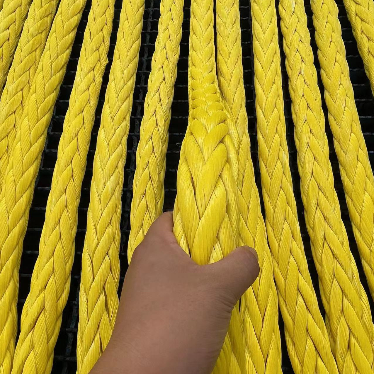 Wholesale Premium 48mm 12 Strand UHMWPE Marine Rope Used Mooring Ship accessories Rope