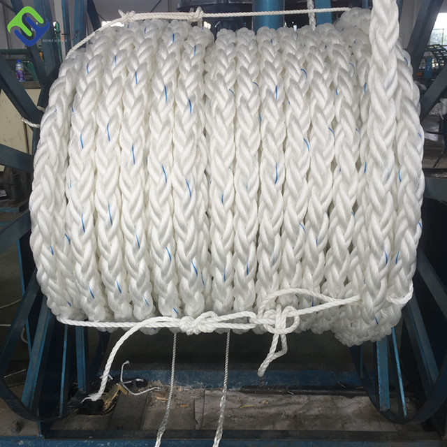 Polypropylene PP 8 Strand Floating Rope Used Ship Mooring Rope