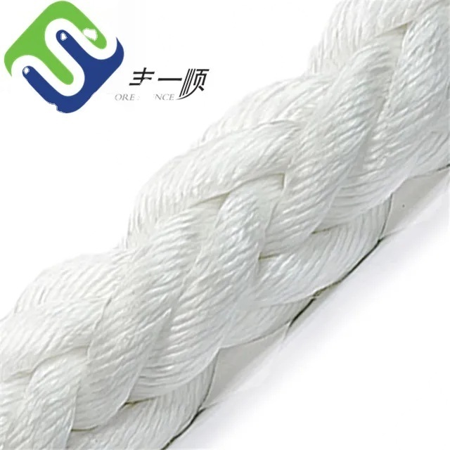 Polypropylene 8 Strand Braided 56mm*220m Floating Rope for Ship Mooring Barging