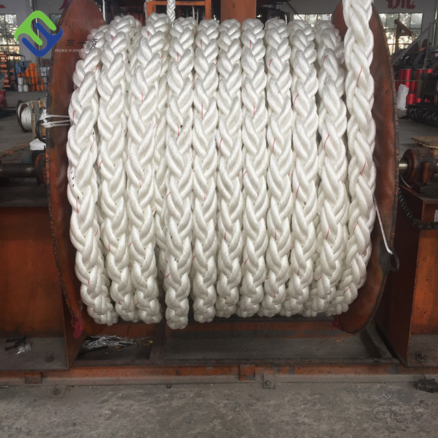 Polypropylene PP 8 Strand Floating Rope Used Ship Mooring Rope