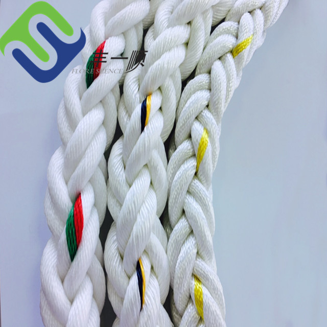 Polypropylene PP 8 Strand Floating Rope Used Ship Mooring Rope