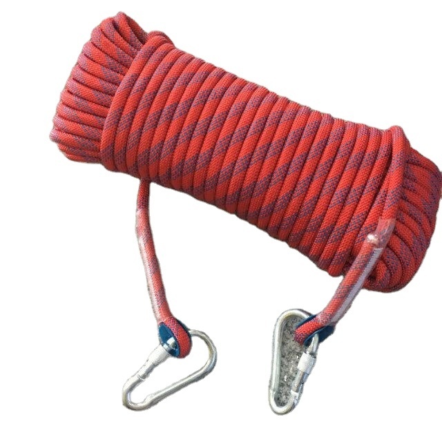 Outdoor Safety Climbing Rope For 10mm Polyester Static Rope