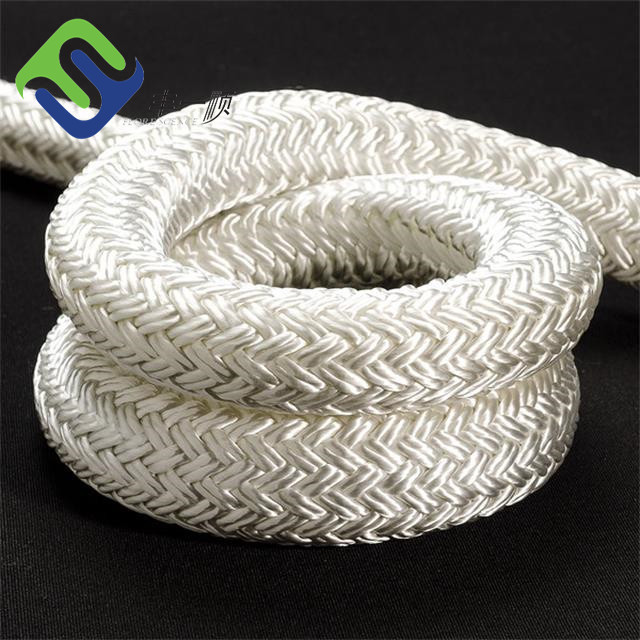 Polyamide Mooring Haswer Rope 8/12 Strands Nylon Braided Rope For Marine Anchor Rope 64mm