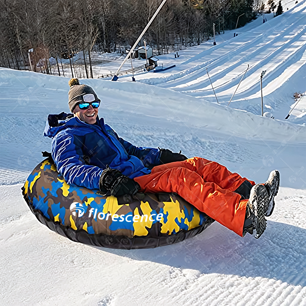 Winter Sports Inflatable Snow Tube Ski Toys Outdoor Snow Sled For Adults Sleds & Snow Tubes