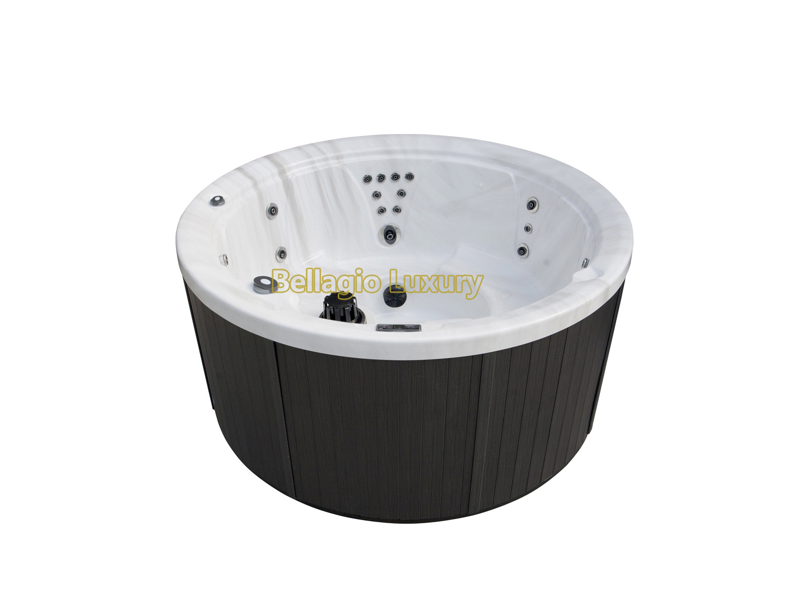 Bellagio Luxury Outdoor Spa USA  Round Acrylic Hot Tub with Balboa Gecko Control System Massage Wellness